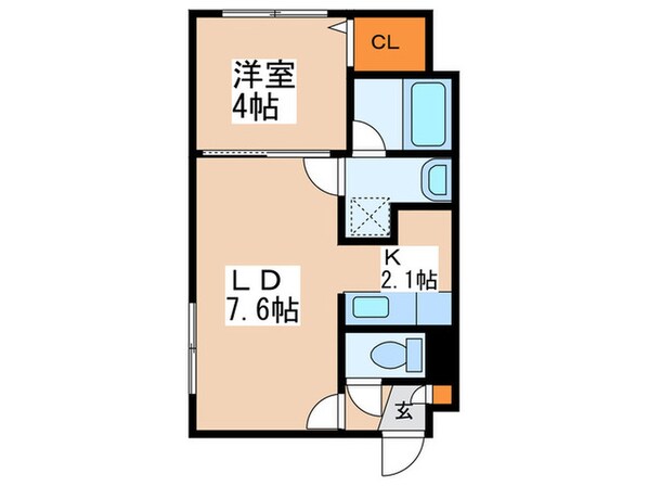 カレラ月寒中央の物件間取画像